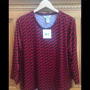 ❤️Beautiful Karen Hart Professional Top NWT❤️1X